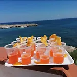 Gasthof La Terrazza Sul Mare Monolocale Con Terrazza Vicino Aereoporto&mare Sicilian Vintage Style House Cinisi