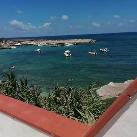 招待所 La Terrazza Sul Mare Appartamento Con Terrazza Vicino Aereoporto&Mare Sicilian Vintage Style Beach House 奇尼斯