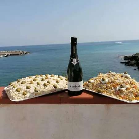 La Terrazza Sul Mare Appartamento Con Terrazza Vicino Aereoporto&Mare Sicilian Vintage Style Beach House 3* 奇尼斯